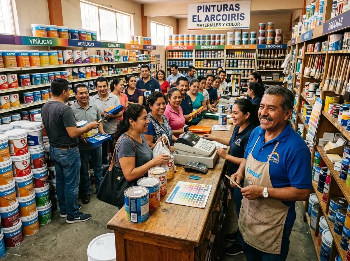 Tipos de comercializadoras de pinturas que usan ClickBalance