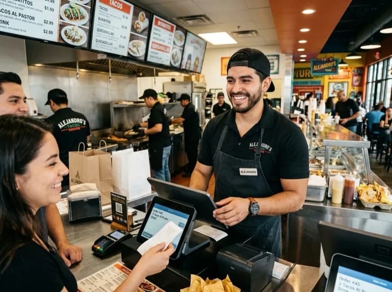Tipos de negocios de comida rápida que usan ClickBalance