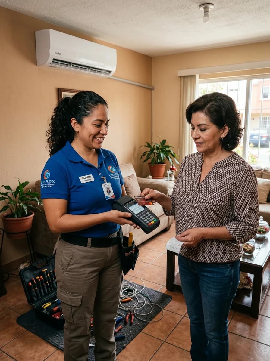 Empresa de aire acondicionado con ERP en la nube