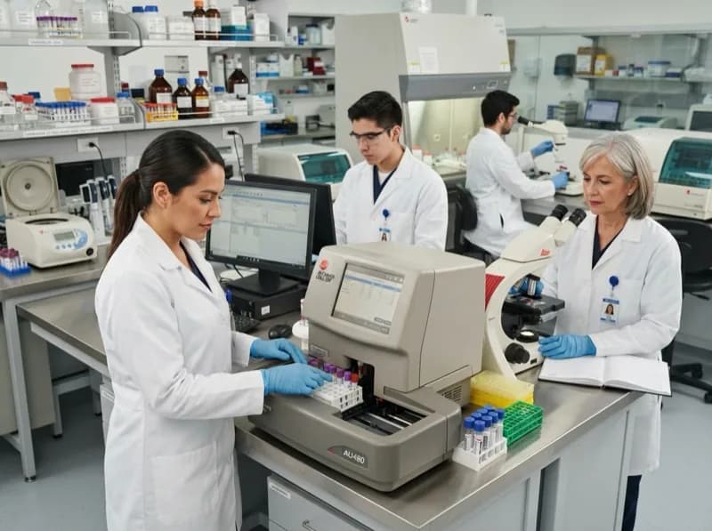 Tipos de laboratorios y empresas de análisis que usan ClickBalance