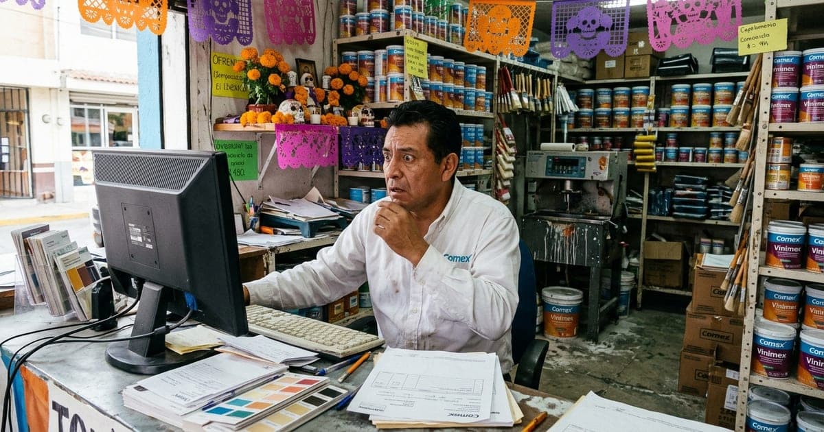 Cierre de año en color rojo: 5 errores críticos que tu tienda de pinturas debe corregir antes de que termine el año