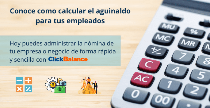 ¿ Cómo se calcula el aguinaldo ?