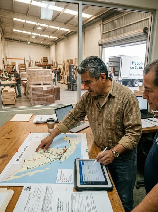 Fábrica de muebles con ERP en la nube