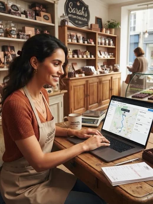 empresas de distribución con rutas con ERP en la nube
