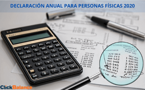 Imagen destacada: Declaración anual para personas físicas