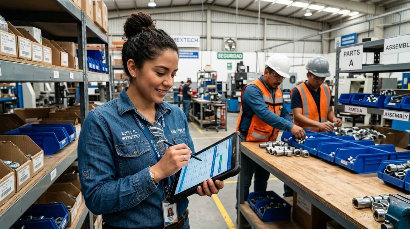 Imagen destacada: IA en la Planta de Producción: 5 Cosas que Todo Taller de Manufactura en México Debe Saber