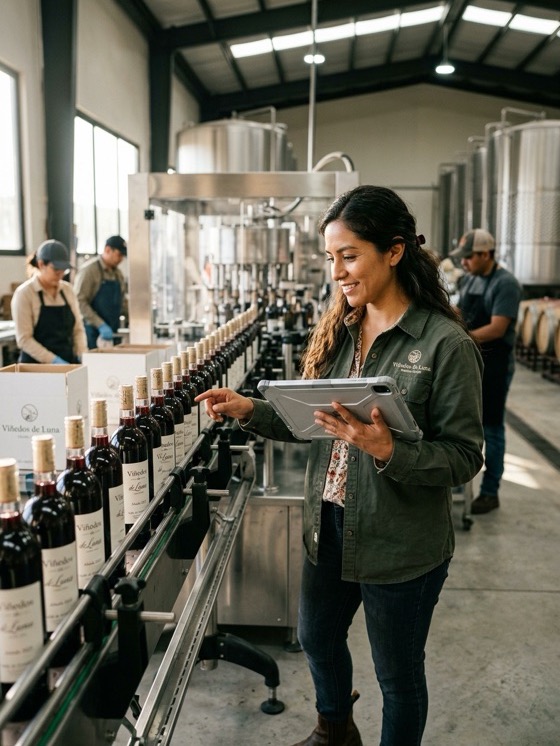 Sistema ERP para Embotelladora de Vinos