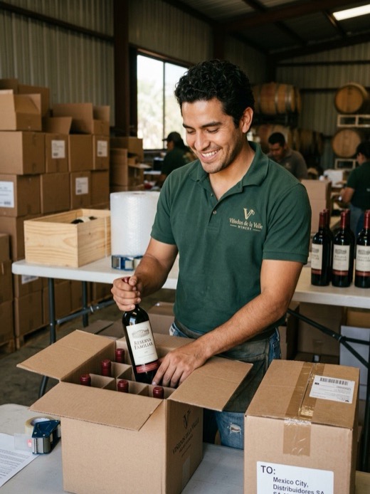 Bodega de vinos con ERP en la nube
