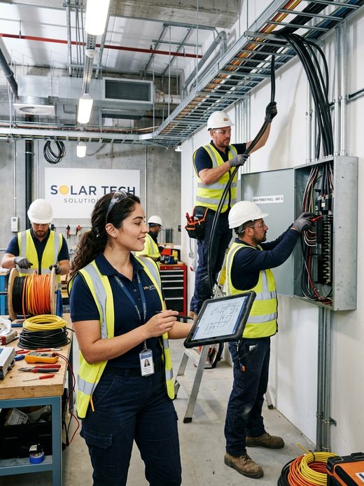 Empresa de instalación eléctrica con ERP en la nube