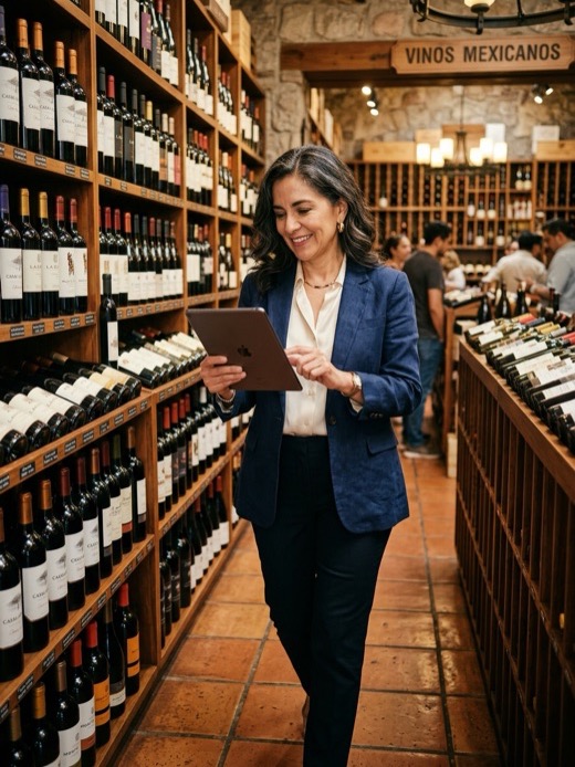 Tienda de vinos con ERP en la nube
